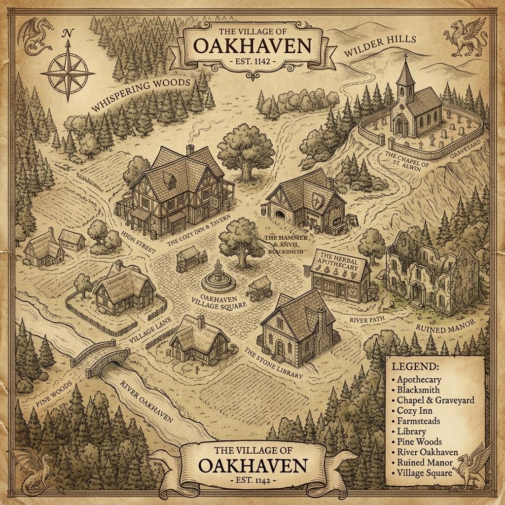 Oakhaven Map